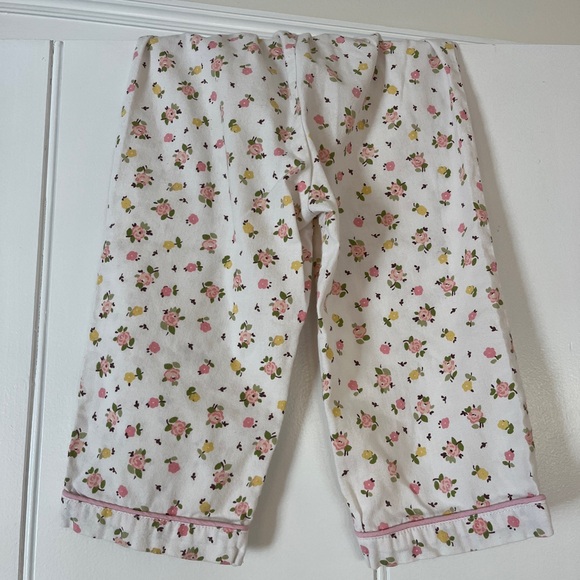 Petit Plume Kid's Twill Floral Pajama Set - Picture 8 of 8